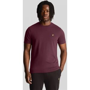 Lyle and Scott Men's Lyle & Scott Plain Mens T-Shirt TS400VOG - Z562 Burgundy - Red - Size: 44/Regular Lyle and Scott Men's Lyle & Scott Plain Mens T-Shirt TS400VOG - Z562 Burgundy - Red - Size: 44/Regular