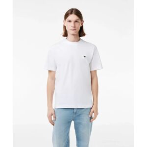 Men's Lacoste Mens Classic Fit Cotton Jersey T-Shirt - White 001 - Size: 38 Men's Lacoste Mens Classic Fit Cotton Jersey T-Shirt - White 001 - Size: 38