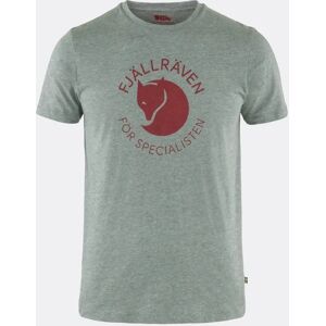 Men's Fjallraven Fox Mens T-Shirt - Grey Melange 051 - Size: 42 Men's Fjallraven Fox Mens T-Shirt - Grey Melange 051 - Size: 42