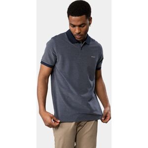 Men's GANT Mens 4-Col Oxford Short Sleeve Pique Polo - 423 Persian Blue - Grey - Size: 42 Men's GANT Mens 4-Col Oxford Short Sleeve Pique Polo - 423 Persian Blue - Grey - Size: 42