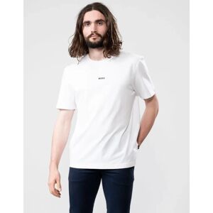 Hugo Boss Men's BOSS Orange TChup Mens Crew Neck Small Logo T-Shirt NOS - White 100 - Size: 44 Hugo Boss Men's BOSS Orange TChup Mens Crew Neck Small Logo T-Shirt NOS - White 100 - Size: 44