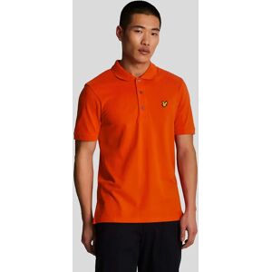 Lyle And Scott Men's Plain Polo Shirt - Orange - Size: Regular/36 Lyle And Scott Men's Plain Polo Shirt - Orange - Size: Regular/36