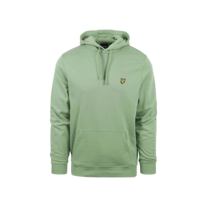 Lyle and Scott Men's Lyle & Scott Branded Glencoe Green Pull-over Hoodie - Size: 44 Lyle and Scott Men's Lyle & Scott Branded Glencoe Green Pull-over Hoodie - Size: 44