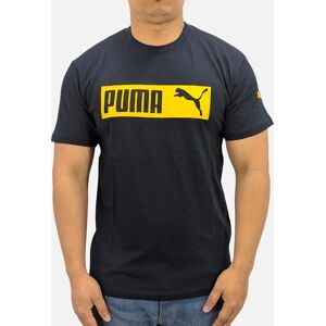 Men's Puma Mens Essentials Logo T Shirts Crew Neck Pullover Casual Cotton Sports Tee - Black - Size: 44 Men's Puma Mens Essentials Logo T Shirts Crew Neck Pullover Casual Cotton Sports Tee - Black - Size: 44