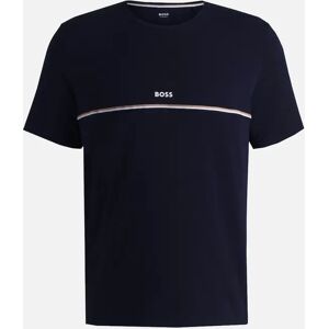 Men's Hugo Boss Men's Unique Dark Blue T-shirt - Black - Size: 44 Men's Hugo Boss Men's Unique Dark Blue T-shirt - Black - Size: 44