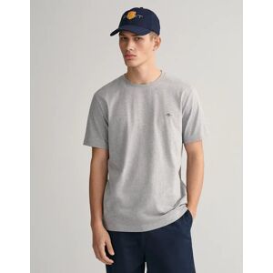 Men's GANT Mens Regular Fit Short Sleeve Shield Logo T-Shirt NOS - 93 Grey Melange - Size: 46 Men's GANT Mens Regular Fit Short Sleeve Shield Logo T-Shirt NOS - 93 Grey Melange - Size: 46