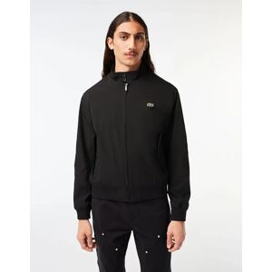 Lacoste Men's Lightweight Water-Repellent Twill Jacket - Black - Size: Regular/36 Lacoste Men's Lightweight Water-Repellent Twill Jacket - Black - Size: Regular/36