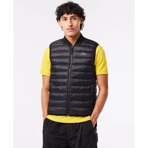 Lacoste Men's Water-Repellent Padded Gilet - Black - Size: Regular/36 Lacoste Men's Water-Repellent Padded Gilet - Black - Size: Regular/36