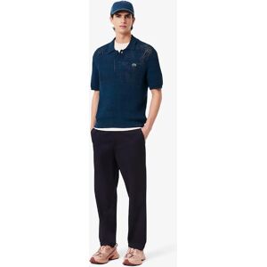 Men's Lacoste Regular Fit Cotton Gabardine Chino Pants - Black - Size: 8 38-40 waist Men's Lacoste Regular Fit Cotton Gabardine Chino Pants - Black - Size: 8 38-40 waist