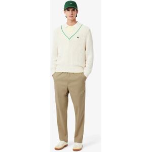 Men's Lacoste Regular Fit Cotton Gabardine Chino Pants - Tan - Size: 6 34-36 waist Men's Lacoste Regular Fit Cotton Gabardine Chino Pants - Tan - Size: 6 34-36 waist