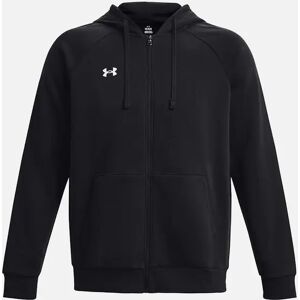 Under Armour Unisex Adult Rival Fleece Full Zip Hoodie - Black - Size: 22/20/46 Under Armour Unisex Adult Rival Fleece Full Zip Hoodie - Black - Size: 22/20/46