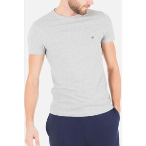 Men's Tommy Hilfiger 10839 Mens T Shirts Crew Neck Short Sleeve Summer New Cotton Tee - Grey - Size: 38 Men's Tommy Hilfiger 10839 Mens T Shirts Crew Neck Short Sleeve Summer New Cotton Tee - Grey - Size: 38