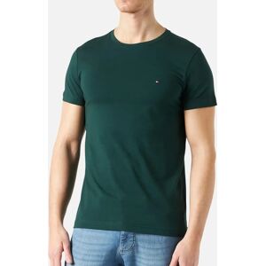 Men's Tommy Hilfiger 10839 Mens T Shirts Crew Neck Short Sleeve Summer New Cotton Tee - Green - Size: 38 Men's Tommy Hilfiger 10839 Mens T Shirts Crew Neck Short Sleeve Summer New Cotton Tee - Green - Size: 38