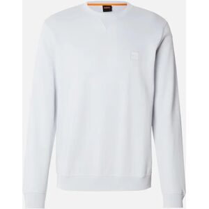 Hugo Boss Men's BOSS Reg Fit Westart Sweatshirt Light Pastel Grey - White - Size: M Hugo Boss Men's BOSS Reg Fit Westart Sweatshirt Light Pastel Grey - White - Size: M