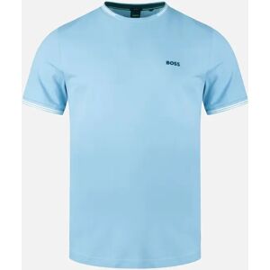 Hugo Boss Men's BOSS Taul T-Shirt Light Pastel Blue - Size: 40 Hugo Boss Men's BOSS Taul T-Shirt Light Pastel Blue - Size: 40