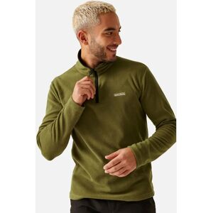 Men's Regatta Great Outdoors Mens Thompson Half Zip Fleece Top - Brown - Size: L Men's Regatta Great Outdoors Mens Thompson Half Zip Fleece Top - Brown - Size: L