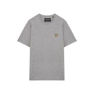 Lyle and Scott Men's Lyle & Scott Plain Grey Embroidered Crew Neck T-Shirt - Size: 38 Lyle and Scott Men's Lyle & Scott Plain Grey Embroidered Crew Neck T-Shirt - Size: 38