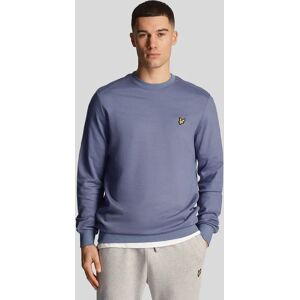 Lyle And Scott Men's Fly Fleece Crewneck Sweatshirt - Blue - Size: XL Lyle And Scott Men's Fly Fleece Crewneck Sweatshirt - Blue - Size: XL