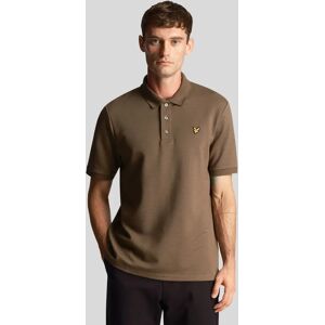 Lyle And Scott Men's Chunky Slub Polo Shirt - Green - Size: 40 Lyle And Scott Men's Chunky Slub Polo Shirt - Green - Size: 40