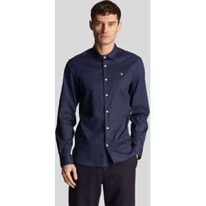 Lyle And Scott Men's Slim Fit Poplin Shirt - Navy - Size: 44/Regular Lyle And Scott Men's Slim Fit Poplin Shirt - Navy - Size: 44/Regular