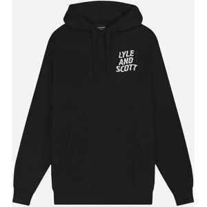 Lyle And Scott Men's Ripple Logo Hoodie - Black - Size: 38 Lyle And Scott Men's Ripple Logo Hoodie - Black - Size: 38