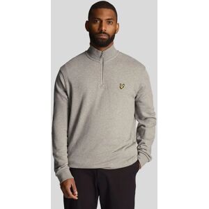 Lyle And Scott Men's Loopback Quarter Zip Sweatshirt - Grey - Size: M Lyle And Scott Men's Loopback Quarter Zip Sweatshirt - Grey - Size: M