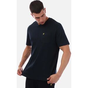 Lyle And Scott Men's Textured Stripe T-Shirt - Navy - Size: 40 Lyle And Scott Men's Textured Stripe T-Shirt - Navy - Size: 40