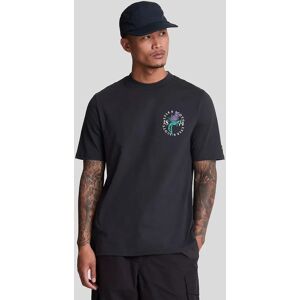 Lyle And Scott Men's Thistle Flora Print T-Shirt - Black - Size: 38 Lyle And Scott Men's Thistle Flora Print T-Shirt - Black - Size: 38