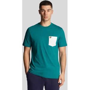 Lyle And Scott Men's Contrast Pocket T-Shirt - Multi/Green - Size: 38 Lyle And Scott Men's Contrast Pocket T-Shirt - Multi/Green - Size: 38