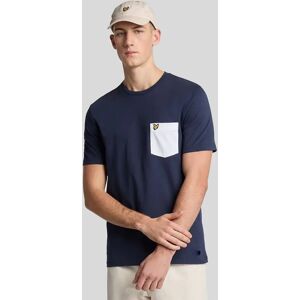 Lyle And Scott Men's Contrast Pocket T-Shirt - Navy - Size: 38 Lyle And Scott Men's Contrast Pocket T-Shirt - Navy - Size: 38