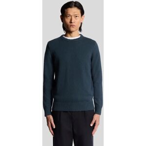 Lyle And Scott Men's Wool Blend Crew Neck Jumper - Black - Size: 40 Lyle And Scott Men's Wool Blend Crew Neck Jumper - Black - Size: 40