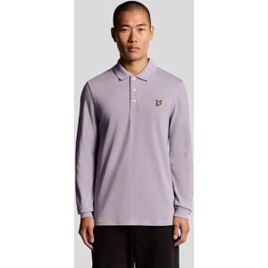 Lyle And Scott Men's Long Sleeve Cotton Polo Shirt - Pink - Size: 38 Lyle And Scott Men's Long Sleeve Cotton Polo Shirt - Pink - Size: 38