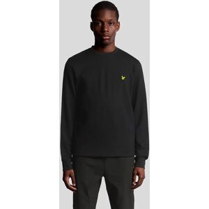 Lyle And Scott Men's Sports Lightweight Sweatshirt - Black - Size: 44 Lyle And Scott Men's Sports Lightweight Sweatshirt - Black - Size: 44