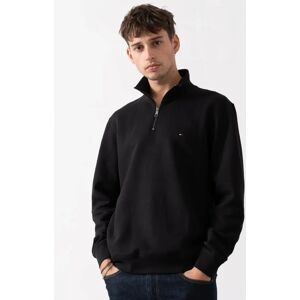 Men's Tommy Hilfiger Essential Fleece Mens Half Zip Sweatshirt - Black - Size: 44 Men's Tommy Hilfiger Essential Fleece Mens Half Zip Sweatshirt - Black - Size: 44
