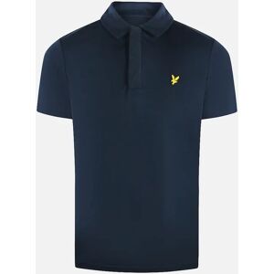 Lyle and Scott Men's Lyle & Scott Textured Navy Blue Polo Shirt - Size: 40 Lyle and Scott Men's Lyle & Scott Textured Navy Blue Polo Shirt - Size: 40