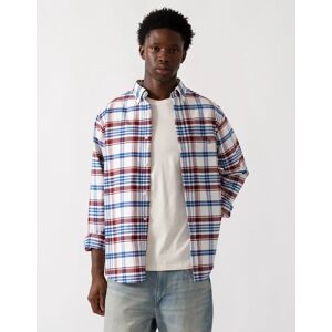 Men's GANT Mens Long Sleeve Classic Oxford Check Shirt - 604 Plumped Red - Size: 42/Regular Men's GANT Mens Long Sleeve Classic Oxford Check Shirt - 604 Plumped Red - Size: 42/Regular