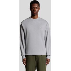 Lyle And Scott Men's Heavyweight Crew Neck Sweatshirt - Grey - Size: 38 Lyle And Scott Men's Heavyweight Crew Neck Sweatshirt - Grey - Size: 38