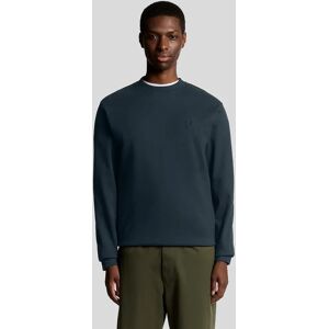 Lyle And Scott Men's Heavyweight Crew Neck Sweatshirt - Black - Size: 38 Lyle And Scott Men's Heavyweight Crew Neck Sweatshirt - Black - Size: 38