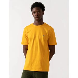 Men's GANT Mens Regular Fit Short Sleeve Shield Logo T-Shirt - 751 Yellow Lichen - Size: 42 Men's GANT Mens Regular Fit Short Sleeve Shield Logo T-Shirt - 751 Yellow Lichen - Size: 42