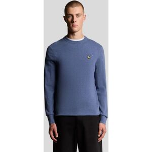 Lyle And Scott Men's Lambswool Blend Crew Neck Jumper - Grey - Size: 34 Lyle And Scott Men's Lambswool Blend Crew Neck Jumper - Grey - Size: 34