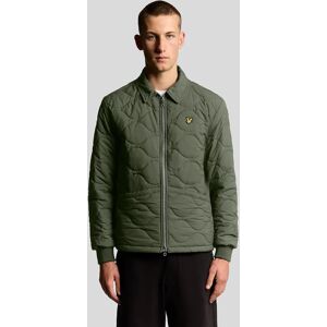 Lyle And Scott Men's Water Resistant Ripstop Quilted Jacket - Green - Size: Regular/34 Lyle And Scott Men's Water Resistant Ripstop Quilted Jacket - Green - Size: Regular/34