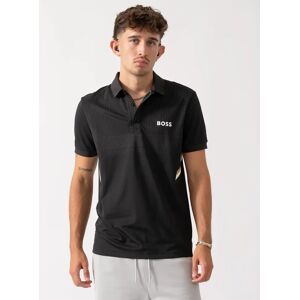 Hugo Boss Men's BOSS Green Paule TOC Mens Polo Shirt - Black 001 - Size: 38 Hugo Boss Men's BOSS Green Paule TOC Mens Polo Shirt - Black 001 - Size: 38