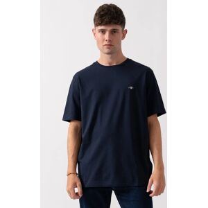 Men's GANT Mens Printed Archive Shield T-Shirt - 433 Evening Blue - Navy - Size: 40 Men's GANT Mens Printed Archive Shield T-Shirt - 433 Evening Blue - Navy - Size: 40