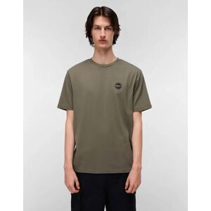 Men's Napapijri Badge Mens Short Sleeve T-Shirt - Tea Leaf G0A - Tan - Size: 44 Men's Napapijri Badge Mens Short Sleeve T-Shirt - Tea Leaf G0A - Tan - Size: 44