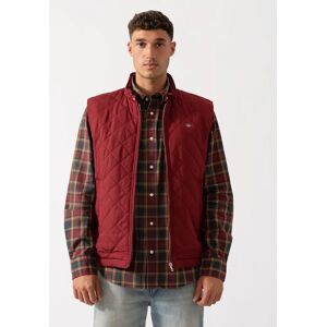 Men's GANT Mens Quilted Windcheater Vest - 604 Plumped Red - Size: 40/Regular Men's GANT Mens Quilted Windcheater Vest - 604 Plumped Red - Size: 40/Regular