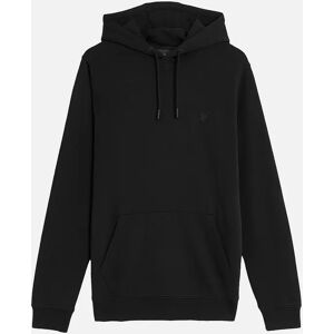 Lyle and Scott Men's Lyle & Scott Tonal Superfine Overhead Hoodie - Black - Size: 38 Lyle and Scott Men's Lyle & Scott Tonal Superfine Overhead Hoodie - Black - Size: 38