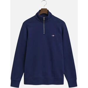 Men's GANT Reg Shield Half Zip Sweat - Persian Blue - Size: 44 Men's GANT Reg Shield Half Zip Sweat - Persian Blue - Size: 44
