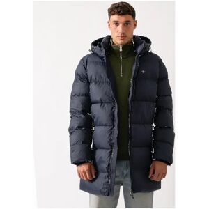 Men's GANT Mens Active Cloud Mid Length Puffer Jacket - 433 Evening Blue - Navy - Size: 40/Regular Men's GANT Mens Active Cloud Mid Length Puffer Jacket - 433 Evening Blue - Navy - Size: 40/Regular