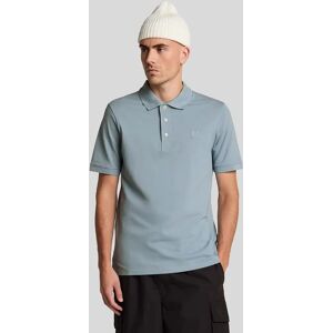 Lyle And Scott Men's Superfine Cotton Polo Shirt - Blue - Size: 44 Lyle And Scott Men's Superfine Cotton Polo Shirt - Blue - Size: 44