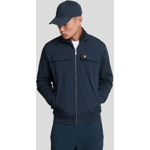 Lyle And Scott Men's Hybrid Zip Track Jacket - Blue - Size: Regular/34 Lyle And Scott Men's Hybrid Zip Track Jacket - Blue - Size: Regular/34